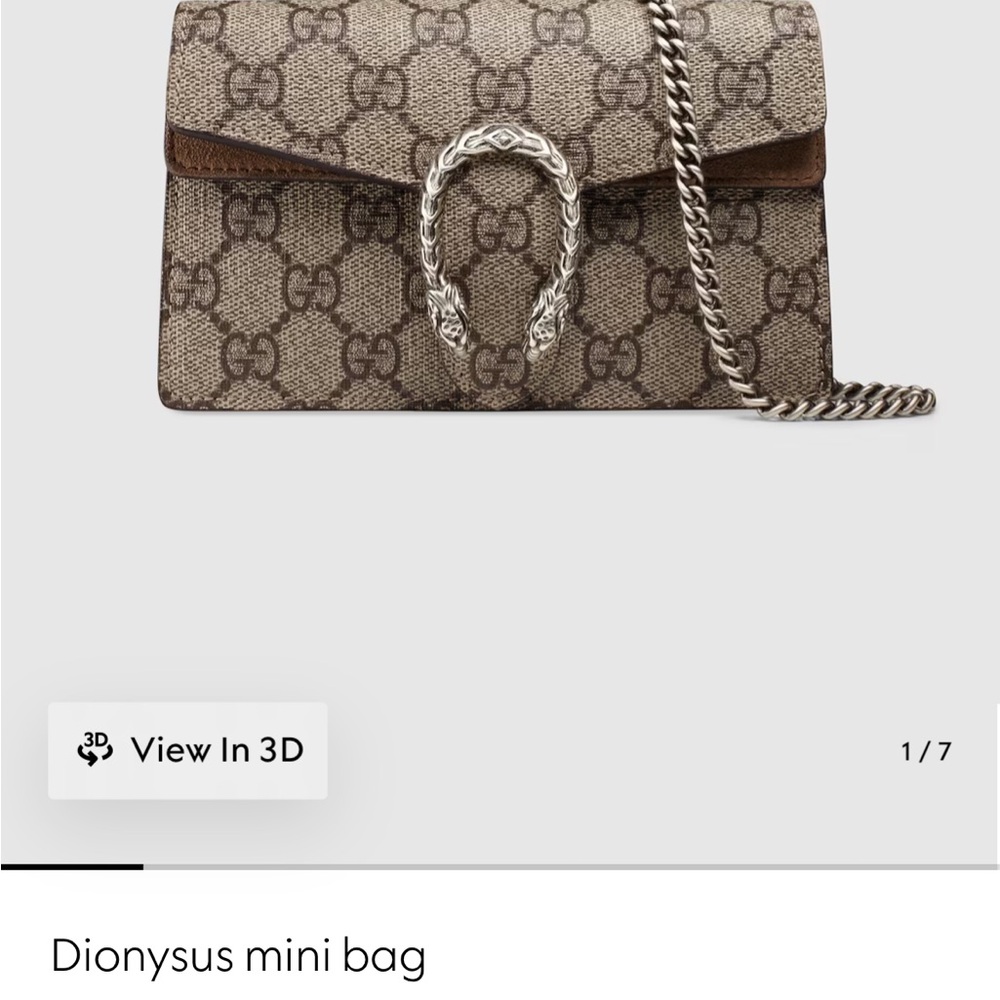 Gucci Dionysus Mini Bag - Brown and Cream